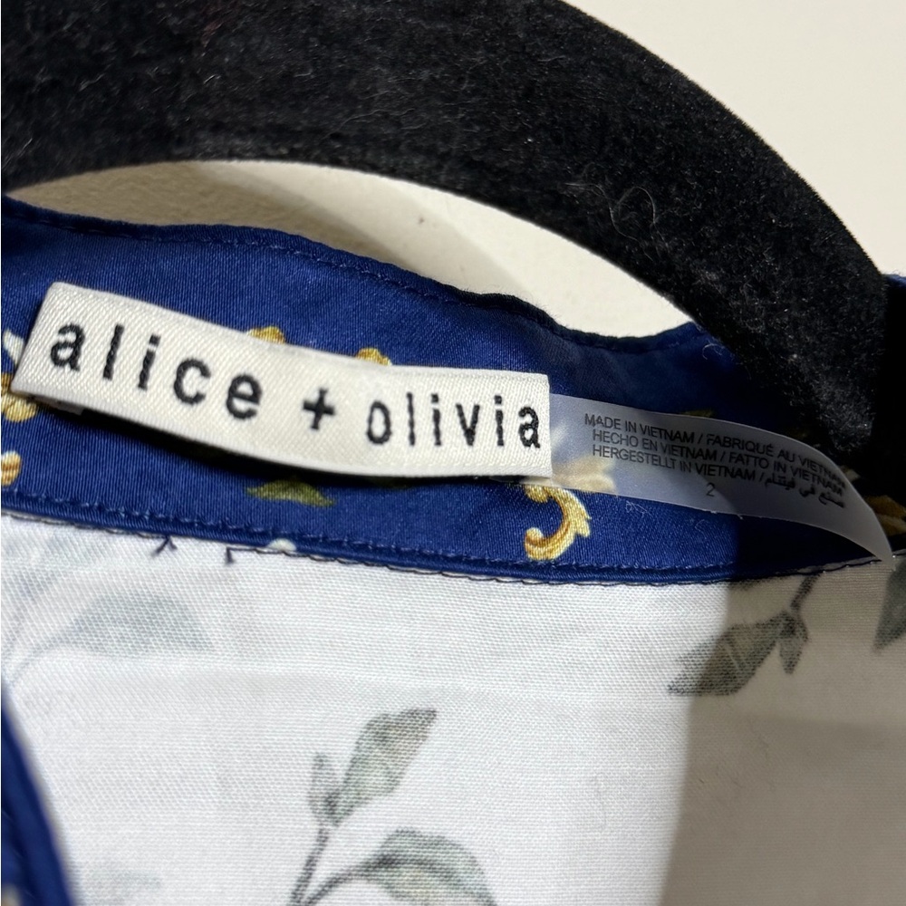 Alice + Olivia Lucy Mini Shirt Dress - Picture 7 of 9